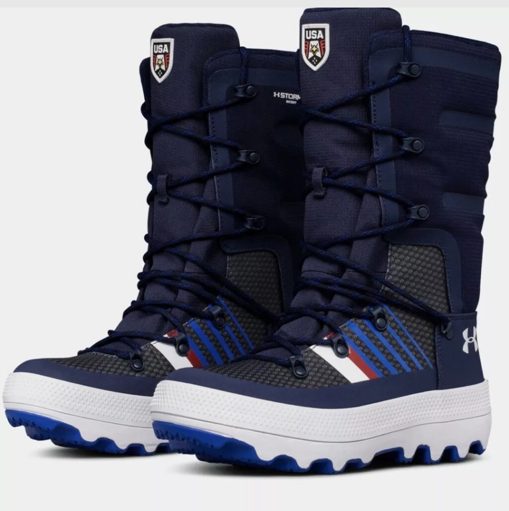 UNDER ARMOUR WOMENS TEAM USA GOVIE NAVY BLUE